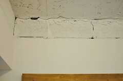 壁は、あえてのざっくり仕上げ。（305号室）(2012-10-23,専有部,ROOM,3F)