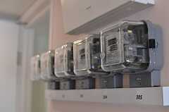 光熱費は各部屋ごとにメーターで実費精算します。(2014-04-09,共用部,OTHER,3F)