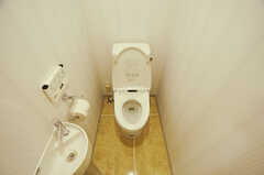 ウォシュレット付きトイレの様子。(2012-04-09,共用部,TOILET,3F)