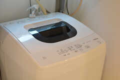 洗濯機の様子。(2023-03-09,共用部,LAUNDRY,1F)